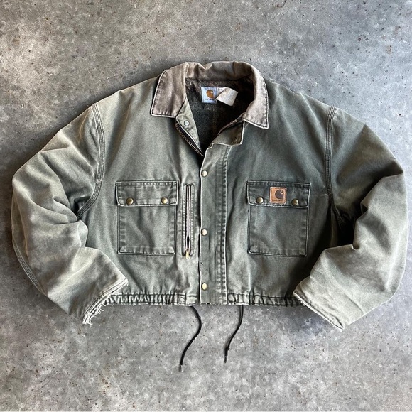 Carhartt Jackets & Blazers - Vintage Carhartt jacket (reworked and cropped)
